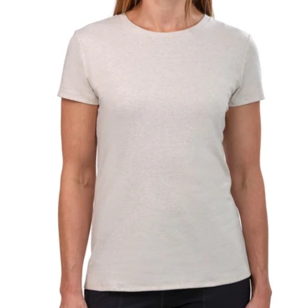 UNITED COLORS OF BENETON Classic Cream Women's T-Shirt - Supima Cotton